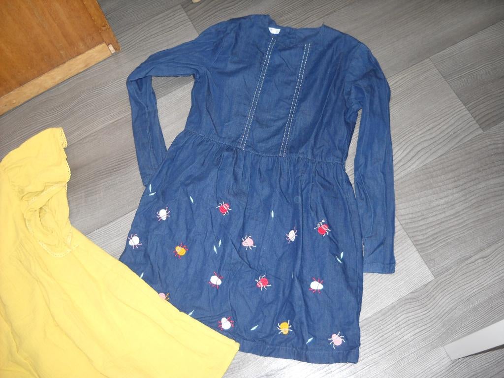 2 mooi kleedjes filou-als nieuw-140-10jaar, Enfants & Bébés, Vêtements enfant | Taille 140, Enlèvement, Comme neuf, Fille