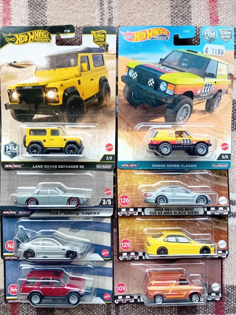 NIEUWE EN VERPAKTE PREMIUM HOT WHEELS, Hobby en Vrije tijd, Ophalen of Verzenden, Nieuw