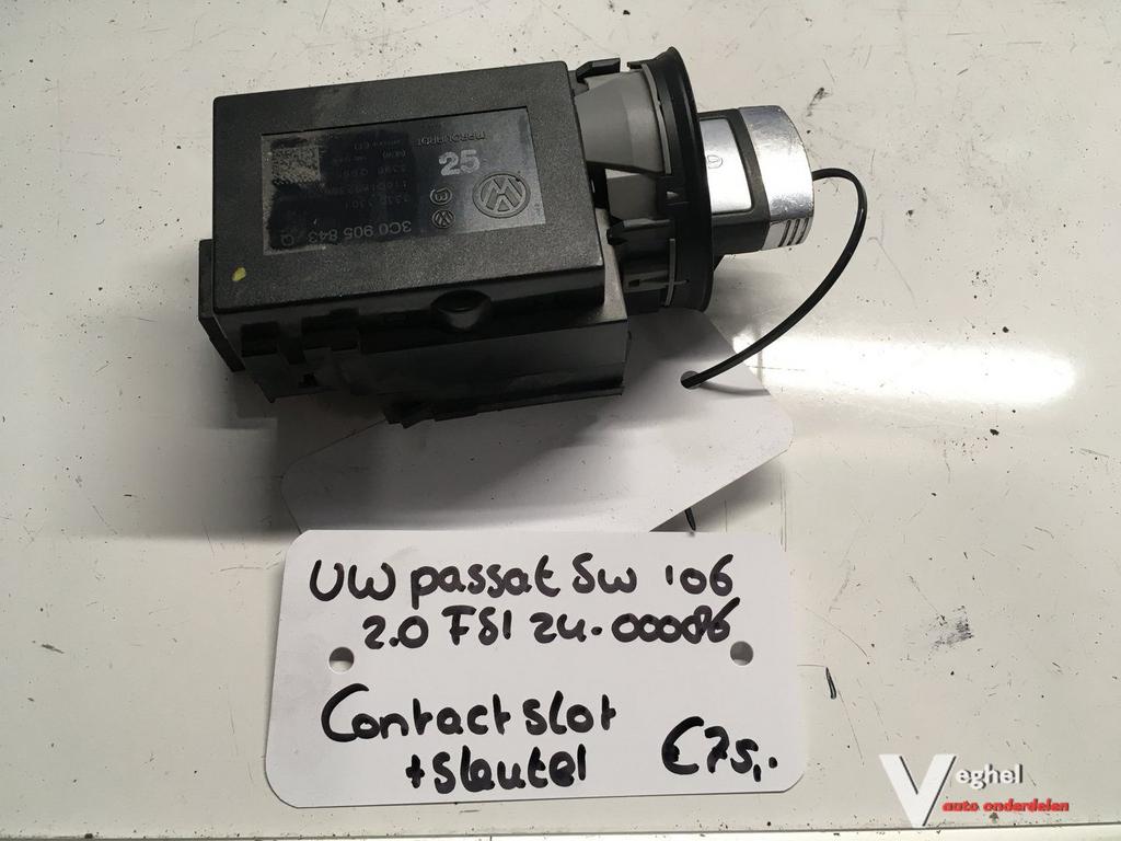 Vw Passat 2.0 fsi SW 2006 2400086 Contactslot met sleutel  3, Gebruikt, -, -, Ophalen of Verzenden