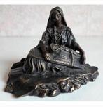 Franz Tiffland 1862-1935 sculpture Mère et enfant - Bronze, Antiquités & Art, Statue, Enlèvement ou Envoi, Fait main, Brons