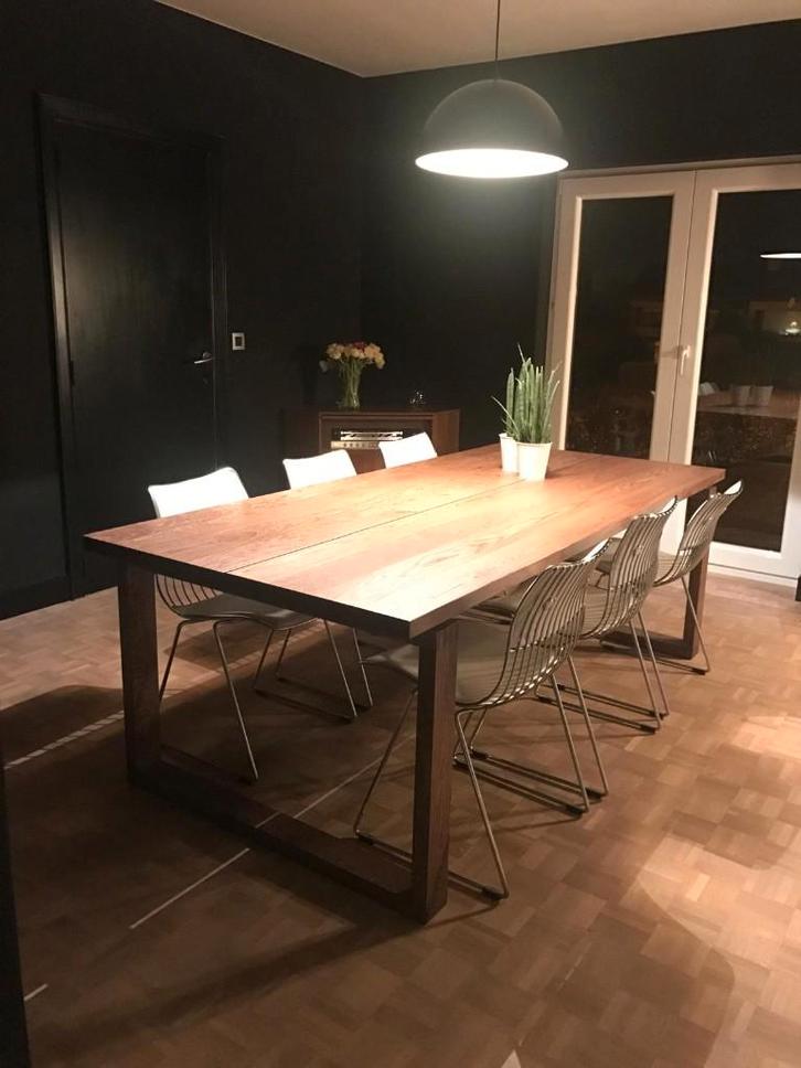 Tafel 6 personen Ikea Morbylanga - nieuwprijs 849 €, Maison & Meubles, Tables | Tables à manger, Comme neuf, 100 à 150 cm, 200 cm ou plus