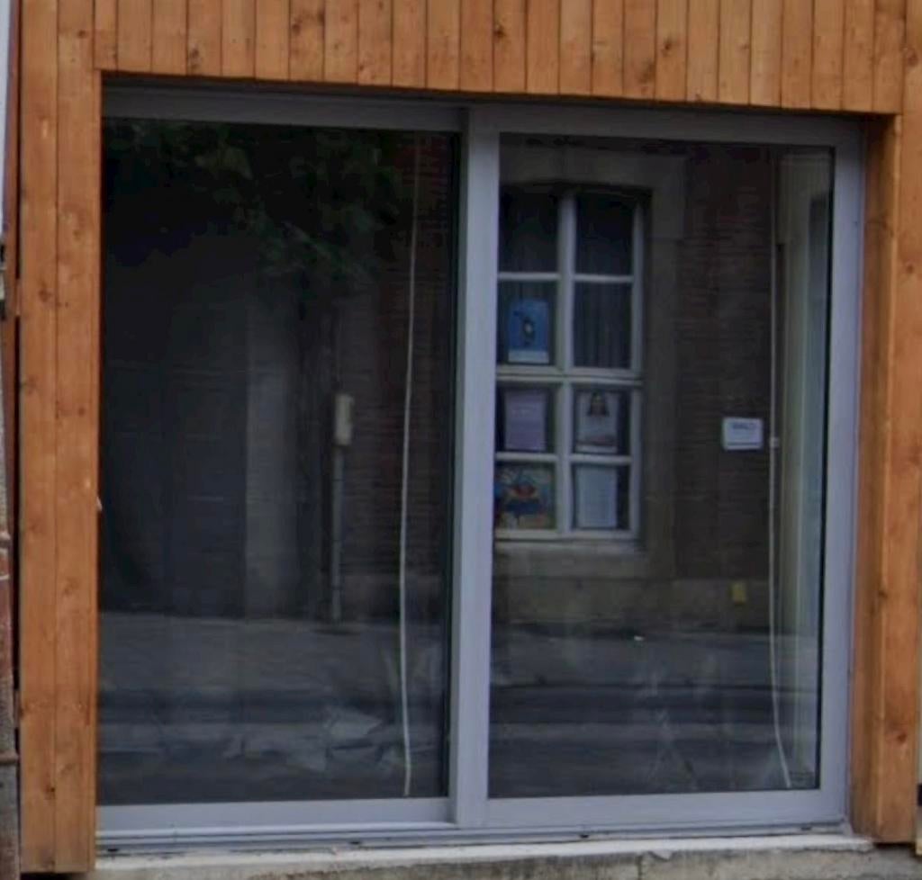 Alu Schuifdeur 265B x 225H, Ophalen, Gebruikt, Deurkozijn, 225 cm of meer