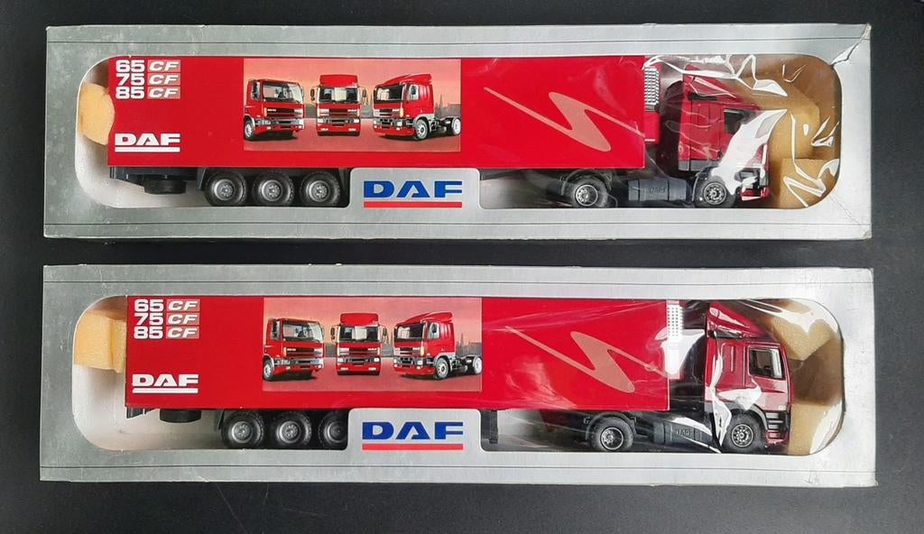 Tekno DAF 85 CF demo 1:50 vrachtwagen rood, Hobby en Vrije tijd, Modelauto's | 1:87, Ophalen, Nieuw, Bus of Vrachtwagen, Overige merken