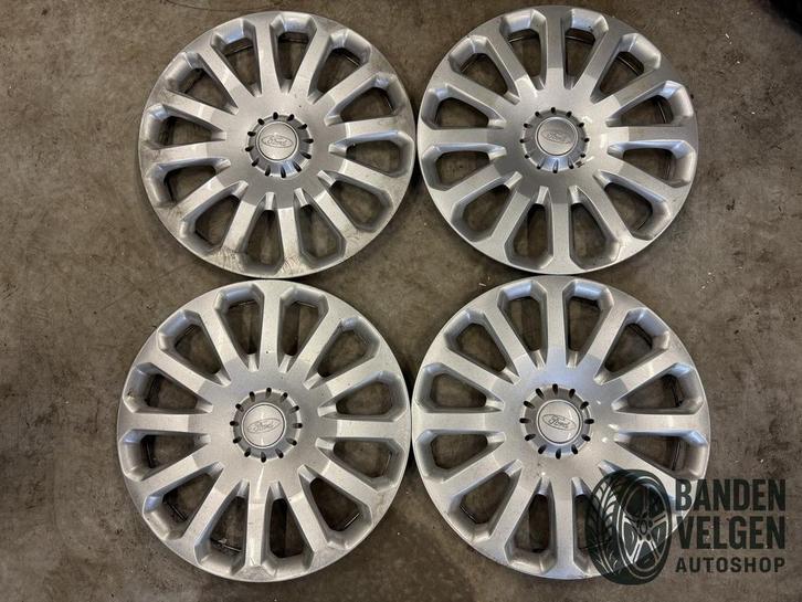 Ford Fiesta Ka Fusion B Max Set Wieldoppen 15 Inch, Auto diversen, Wieldoppen, Gebruikt, Ophalen of Verzenden