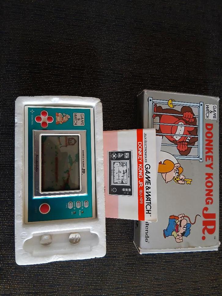 Nintendo Game & Watch Donkey Kong Jr DJ-101 (1982), Games en Spelcomputers, Spelcomputers | Overige, Gebruikt, Ophalen of Verzenden