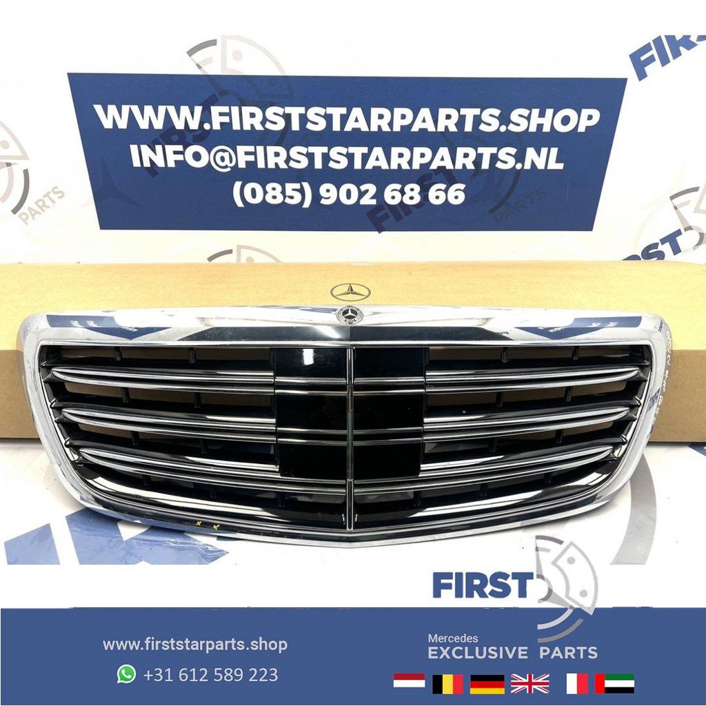 W205 distronic BUMPER GRIL Origineel Mercedes C Klasse Grill, Utilisé, -, -, Enlèvement ou Envoi