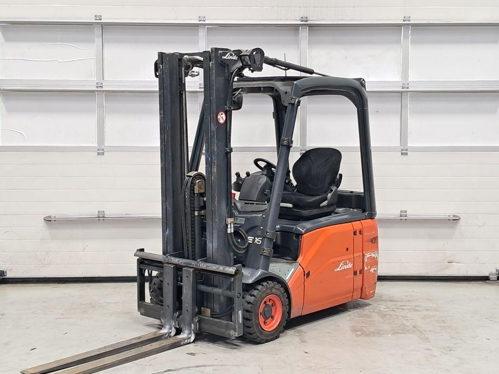 Linde E16-01, 1000 à 2000 kg, Électrique, Chariot élévateur, LINDE