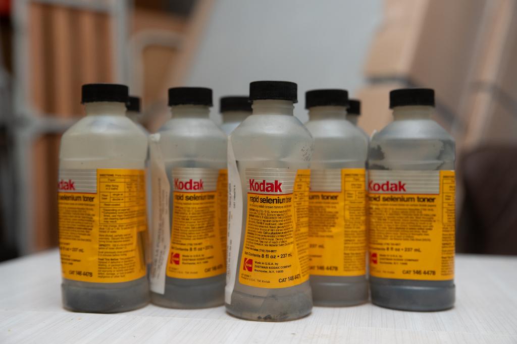 Toner Kodak Selenium Ancien stock, Enlèvement ou Envoi, Utilisé, Accessoires pour chambre noire