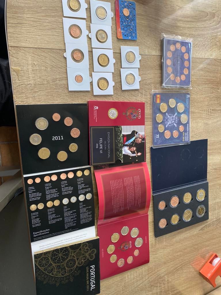 Restpartij euromunten. Einde verzameling, Ophalen of Verzenden