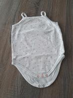 Hema mouwloze body met roze bolletjes 86/92, Enlèvement ou Envoi, Comme neuf, Vêtements de nuit ou Sous-vêtements, Hema