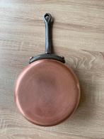 Koperen steelpan 15 - 18 cm diameter, Enlèvement ou Envoi, Plaque céramique, Utilisé, Autres types