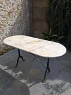 Table bistrot vintage, Jardin & Terrasse, Enlèvement, Utilisé, Ovale