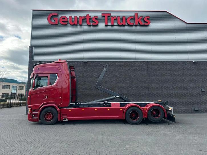 Scania S770 6X2 VDL S21-6600 HAAKARMSYSTEEM / ABROLLKIPPER /, Auto's, Vrachtwagens, ABS, Achteruitrijcamera, Airconditioning, Alarm