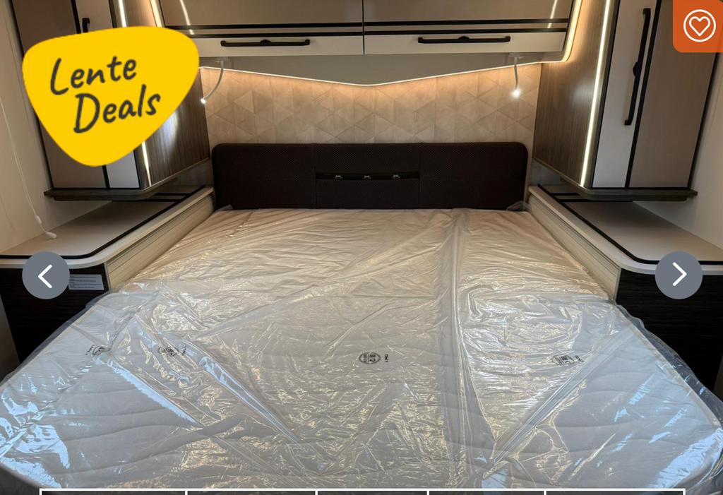 Camper matras ongebruikt centraal bed ,afgerond ,opklapbaar, Ophalen, Matras