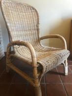 Rotan/Rieten zetel ophalen te Koksijde(Oostduinkerke), Enlèvement, Une personne, Banc droit, Osier ou Rotin