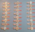 24 bagues de cigare monnaies empereurs romains, Verzamelen, Ophalen of Verzenden, Gebruikt, Sigarenbandjes