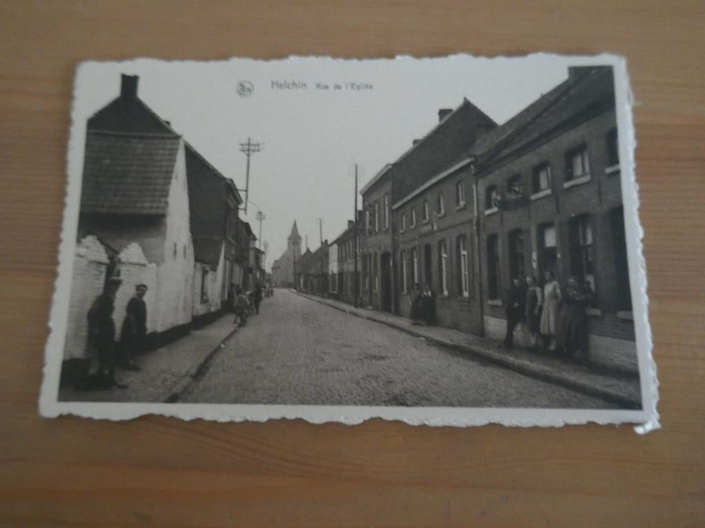 helchin, rue de l'église, Collections, Cartes postales | Belgique, Enlèvement ou Envoi, Non affranchie, Hainaut