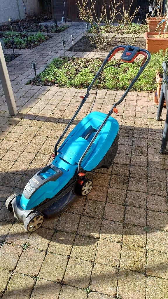 GARDENA 32E Elektrische grasmaaier, Tuin en Terras, Ophalen, Gebruikt, Elektrische grasmaaier, Opvangbak