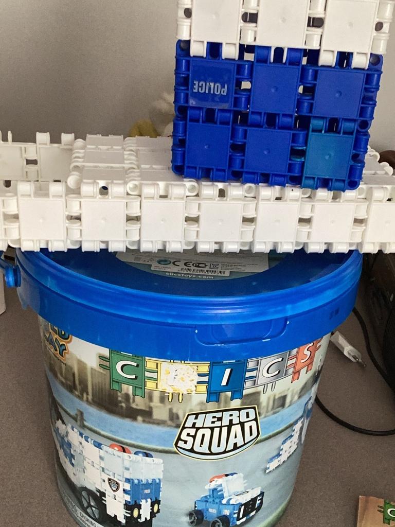 Tonnetje clicks blokken, Enlèvement, Comme neuf, Autres marques