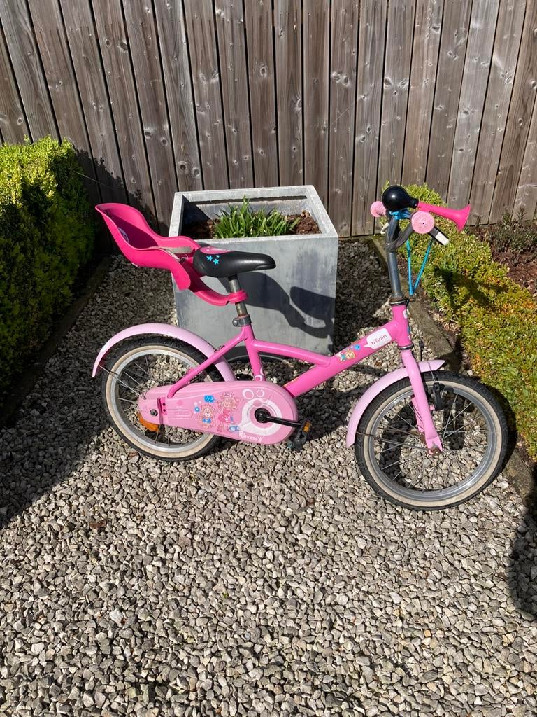 Meisjesfiets B’twin 16 inch, Ophalen, Gebruikt, 16 tot 20 inch