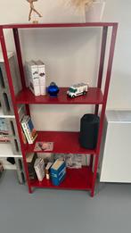 Étagère murale peinte en rouge, Enlèvement, Comme neuf