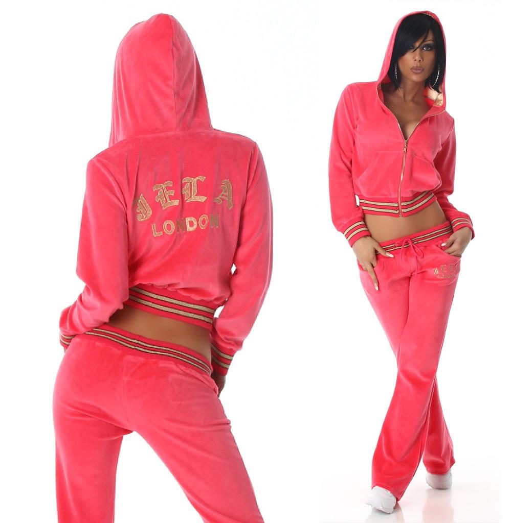JELA London Velours Tracksuit – Maat S - NIEUW, Nieuw, Ophalen of Verzenden, Fitness of Aerobics, Roze
