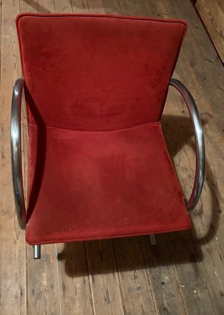 Set van 4 Vintage Design stoelen Metaform type Circel, Maison & Meubles, Chaises, Rouge, Tissus, Enlèvement, Utilisé