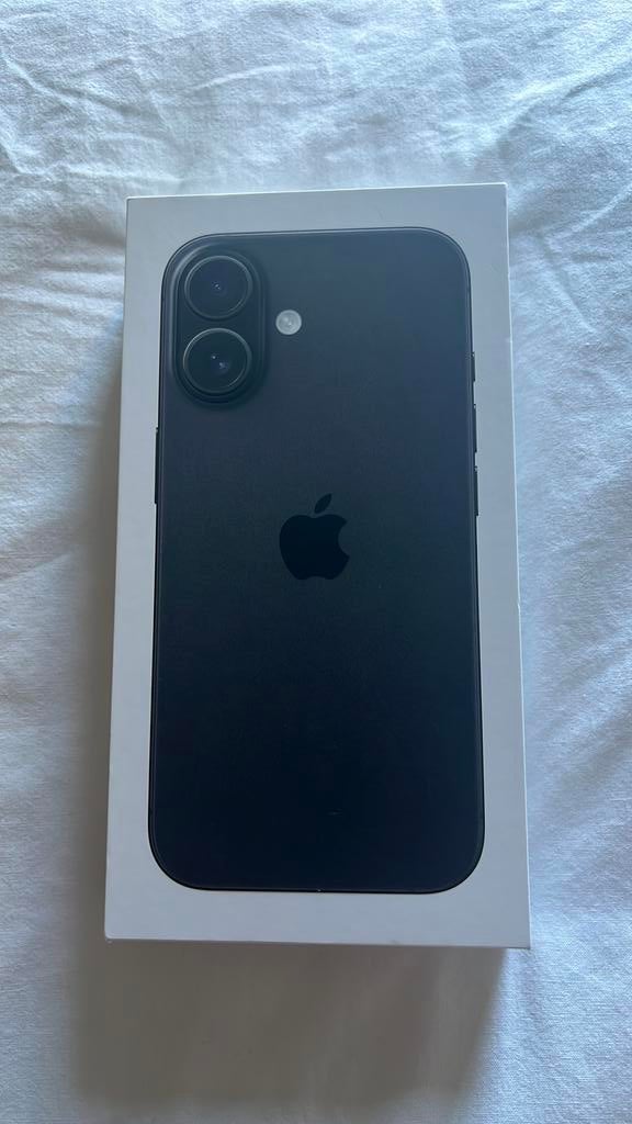 NIEUW Iphone 16, Black, 128GB, Telecommunicatie, Ophalen, Nieuw, Zwart, IPhone 16