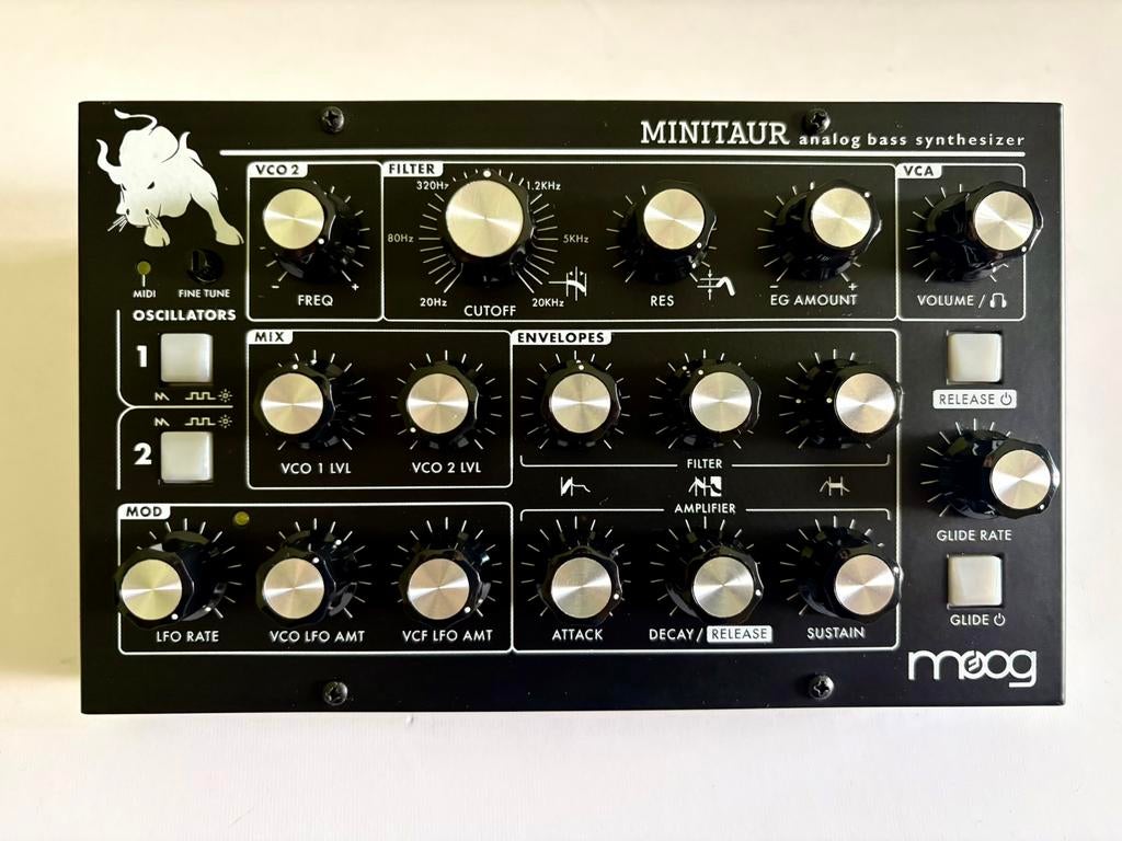 MOOG MINITAUR monofone analogr VCO desktop synth module, Enlèvement ou Envoi, Comme neuf