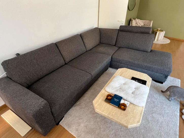 Canapé d'angle, Maison & Meubles, Canapés | Coins salons complets, Utilisé, Tissus, Enlèvement