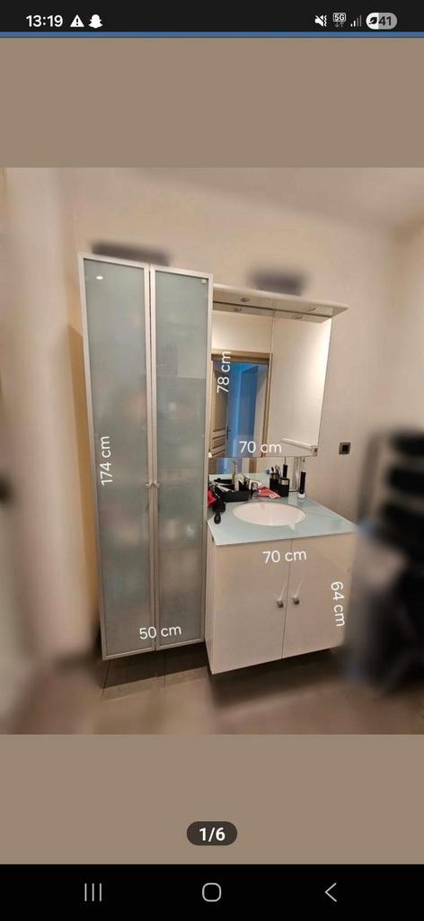 Meubles de salle de bain, Maison & Meubles, Armoires | Penderies & Garde-robes