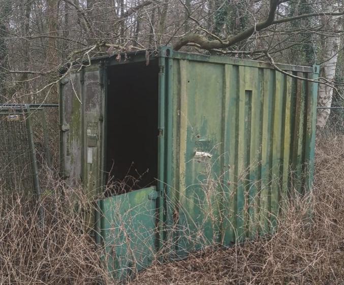 Zeecontainer / Schutstal 10ft, Bricolage & Construction, Conteneurs, Enlèvement