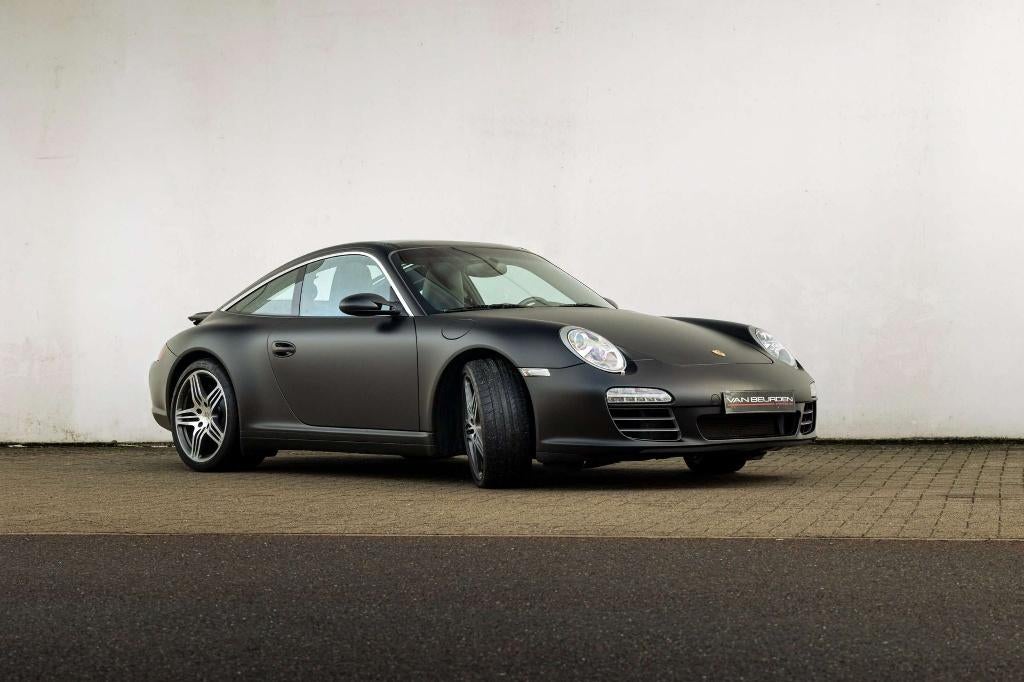 PORSCHE 997 4S TARGA UIT PRIVÉCOLLECTIE TE KOOP, Auto's, Automaat, Cabriolet, Zwart, Leder