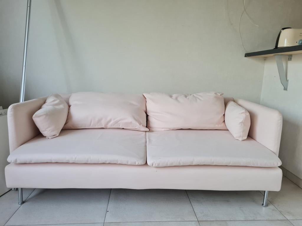 Heel mooie lichtroze zetel, niet gebruikt om in te zitten., Ophalen