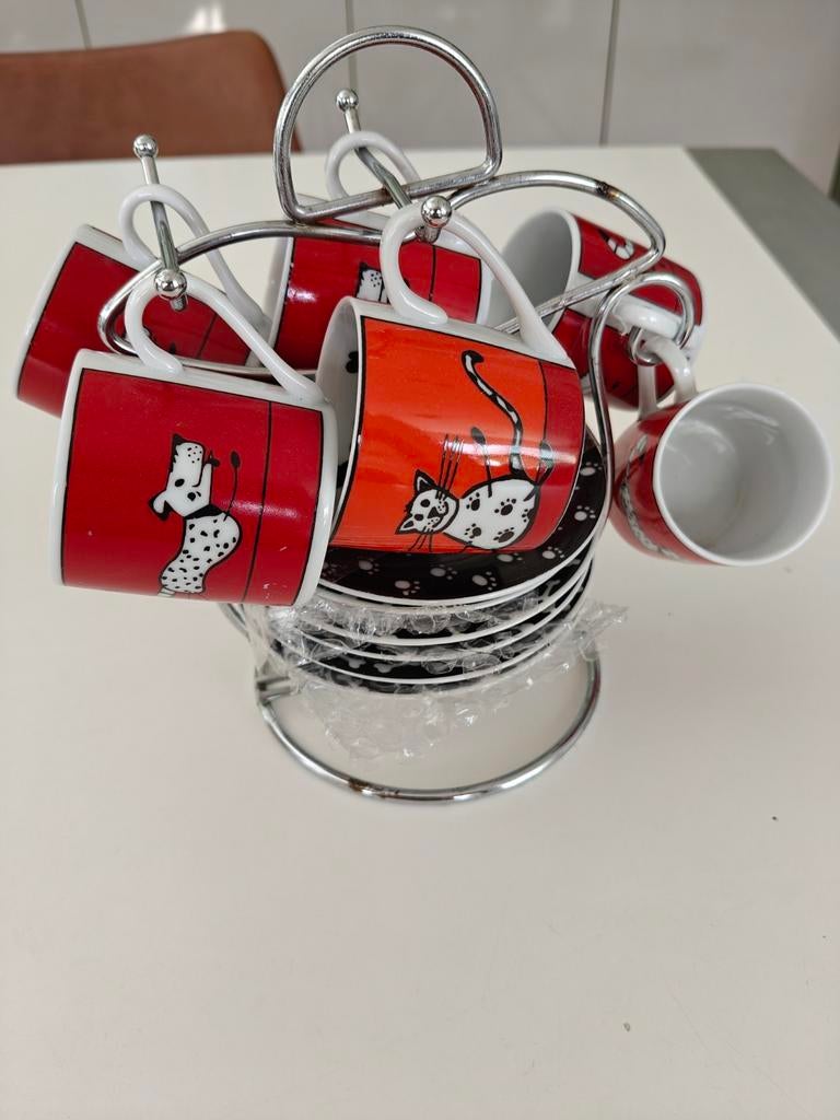 Espresso set., Ophalen