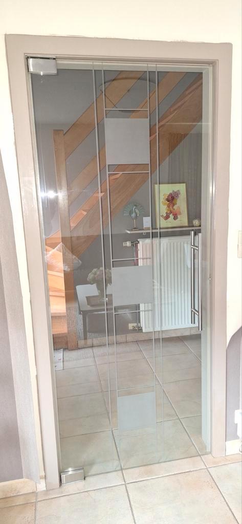 Glazen binnendeur, Bricolage & Construction, Fenêtres & Moustiquaires, Porte intérieure, Verre, Enlèvement