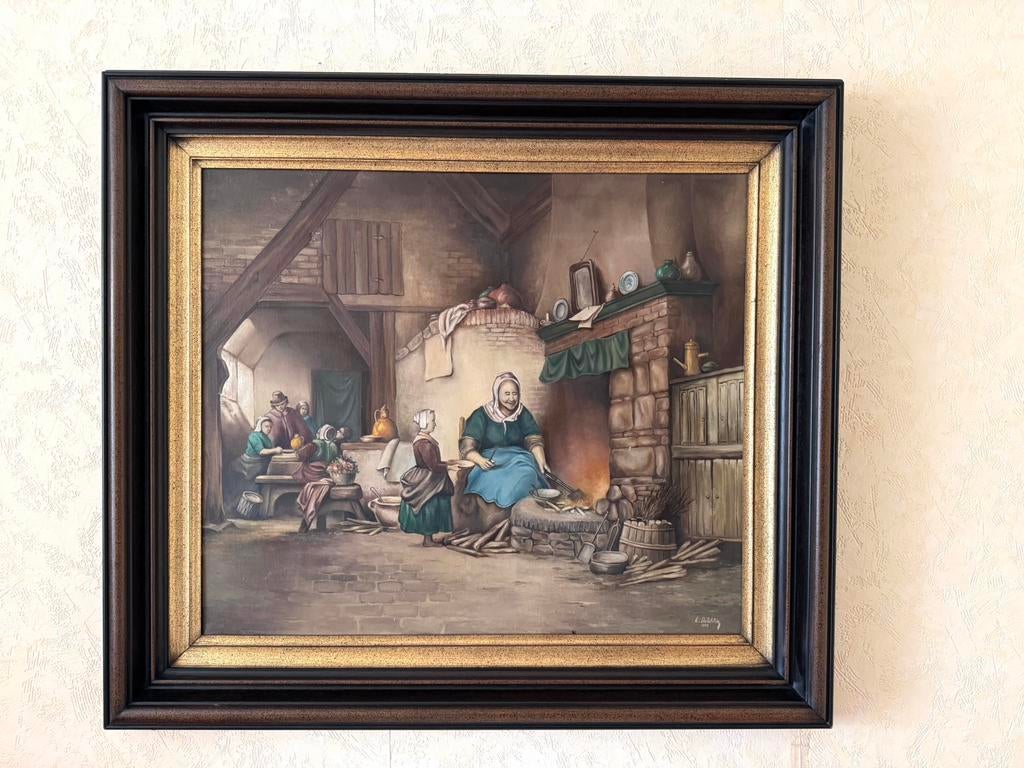 Romantik schilderij, Ophalen of Verzenden