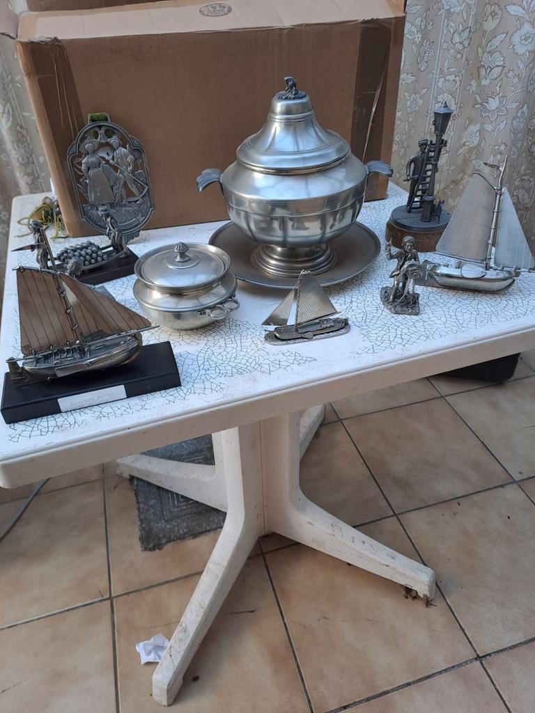 Tin, Antiek en Kunst, Antiek | Tin, Ophalen