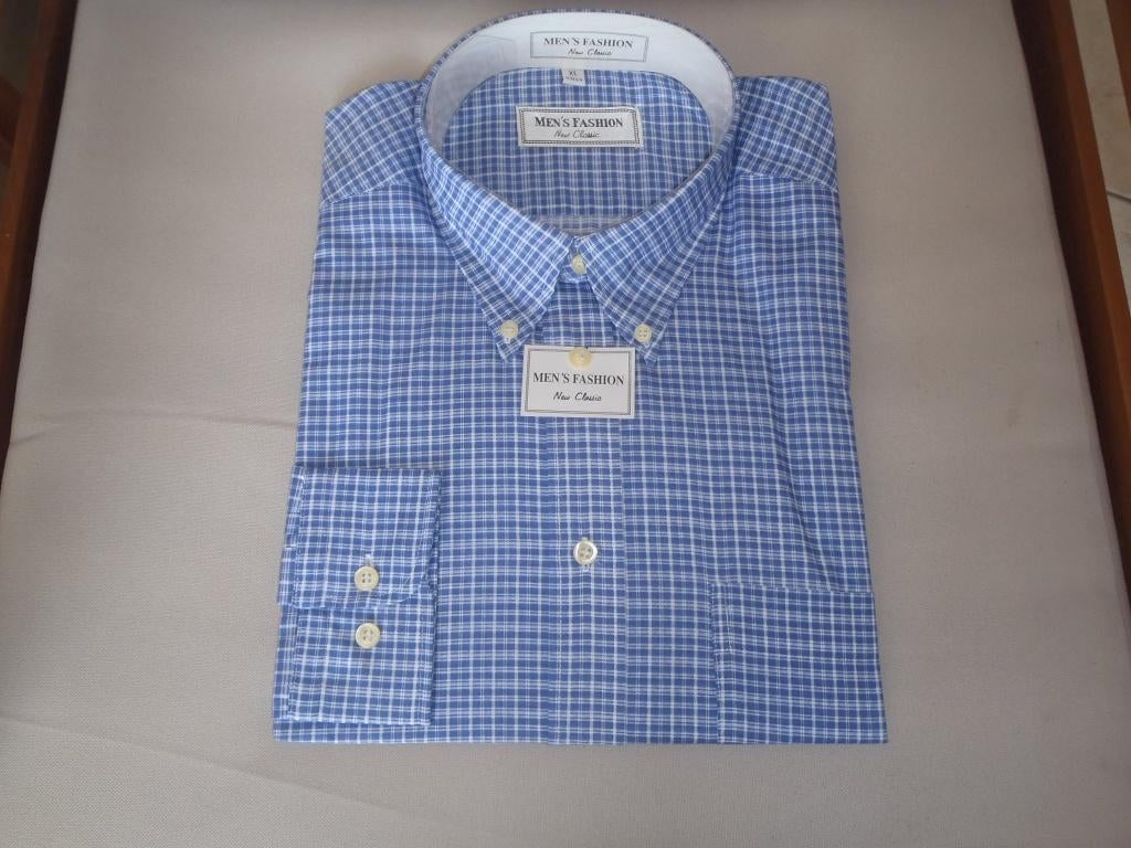 Shirt in XL-formaat, Kleding | Heren, Overhemden, Ophalen of Verzenden, Nieuw, Blauw, Halswijdte 43/44 (XL)