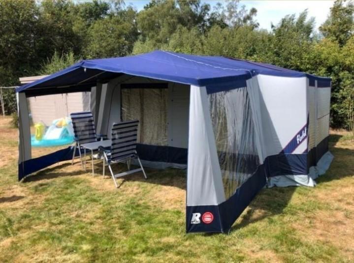 Vouwwagen Raclet Pamplona 2012, Caravanes & Camping, Caravanes pliantes, Raclet, jusqu'à 6, Bleu, Présent, Enlèvement