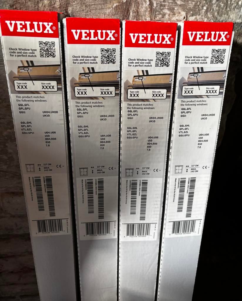 VELUX Zonnewering nieuw / 117 x 142 - 4 st beschikbaar, Ophalen, Nieuw