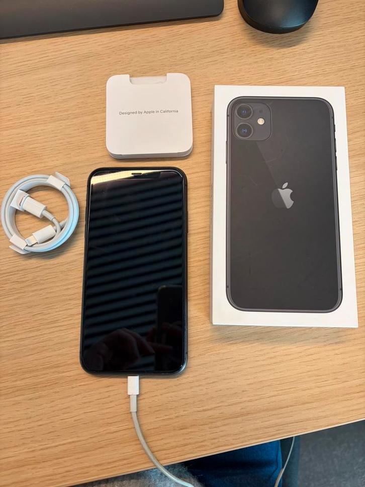 Apple iPhone 11 - 128Gb, Télécoms, Téléphonie mobile | Apple iPhone, 128 GB, iPhone 11, Noir, Enlèvement ou Envoi