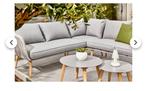 Salon lounge set de jardin fauteuil table NEUF !!, Neuf, 5 places, Salons de jardin, Aluminium