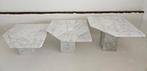 Italian 1970's marble salontafels  Mid-Century Vintage, Ophalen, 50 tot 100 cm, 50 tot 75 cm, Vintage