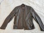 Boss leren jas maat 48 - Slim Fit, Boss, Bruin, Maat 48/50 (M), Ophalen of Verzenden