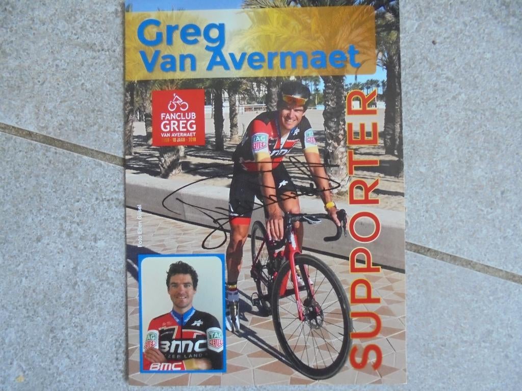 Wielerfoto Greg Van Avermaet, Verzenden