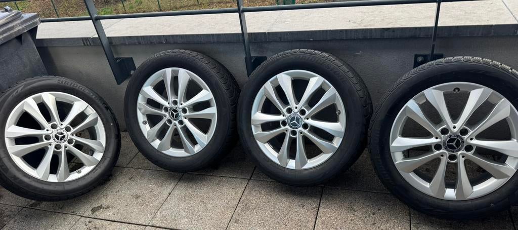 Jantes & Pneus d’hiver Mercedes W205 classe c 225/50/R17, Autos : Pièces & Accessoires, Pneus et Jantes, Pneus hiver, 17 pouces