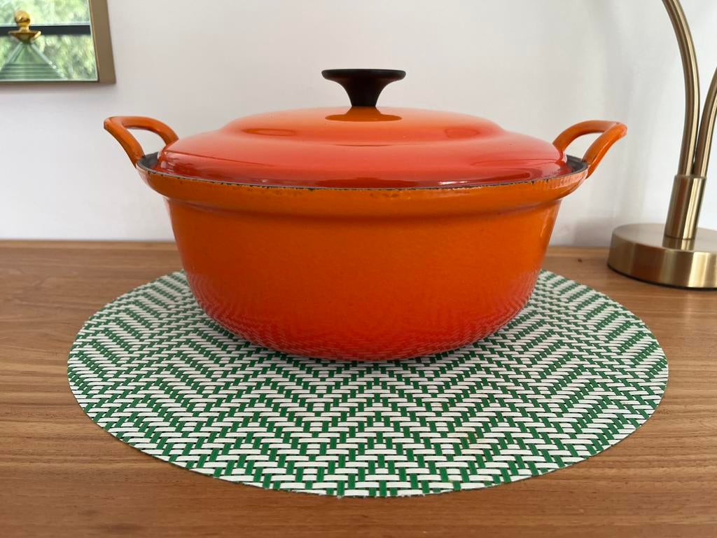 Cocotte LE CREUSET en fonte emaillee, Maison & Meubles, Enlèvement ou Envoi, Fonte