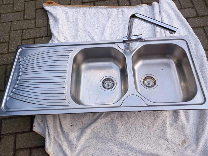 Mooie gootsteen Franke, Huis en Inrichting, Keuken | Keukenbenodigdheden, Gebruikt, Ophalen