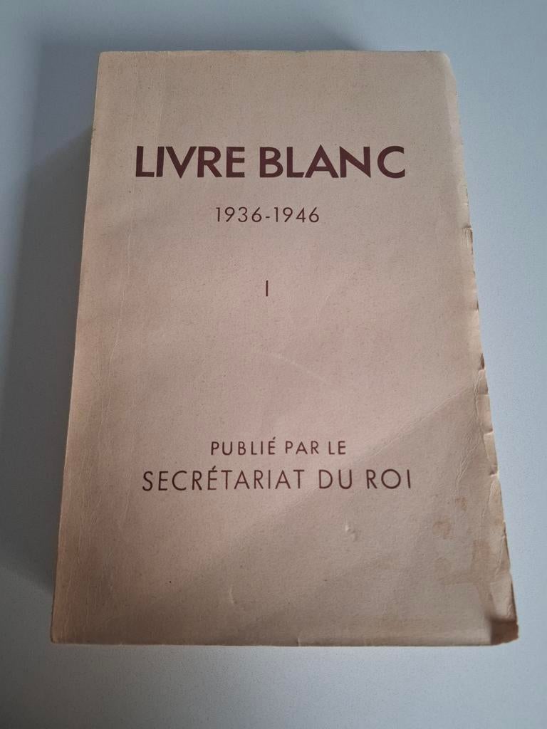 Boek - Livre Blanc 1936-1946, Enlèvement ou Envoi